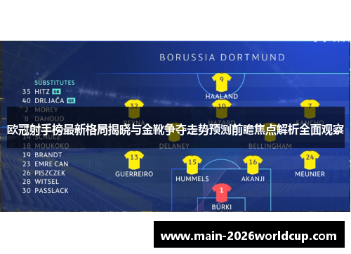 欧冠射手榜最新格局揭晓与金靴争夺走势预测前瞻焦点解析全面观察